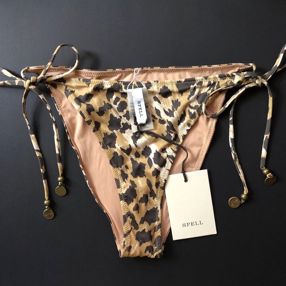 Spell Belle Mare tie bikini bottom -- BNWT